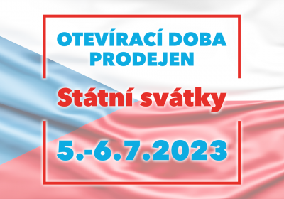 Otevírací doba prodejen ve státní svátky
