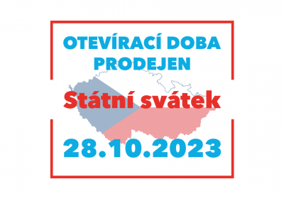 Otevírací doba prodejen ve státní svátek