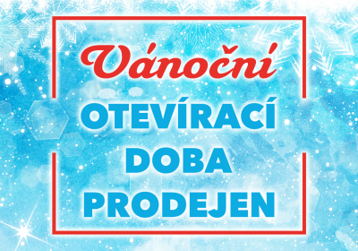 Sváteční otevírací doba prodejen TRAFICON