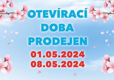 Otevírací doba prodejen o květnových svátcích