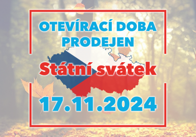 Otevírací doba prodejen TRAFICON 17.11.2024