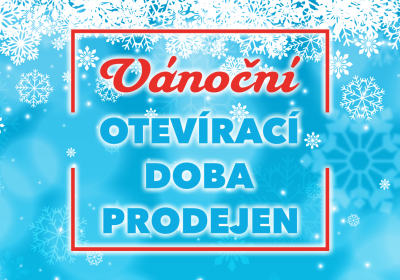 Otevírací doba prodejen během vánočních svátků 2024