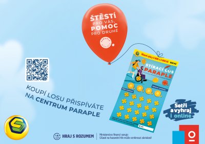 Zkuste své štěstí a pomáhejte s losem Paraple