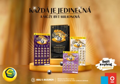 Losy Černá perla od Sazky na prodejnách TRAFICON