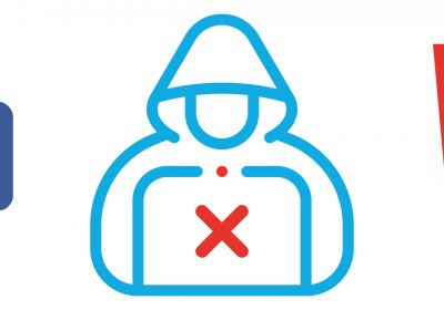 Upozornění na falešný profil a reklamu