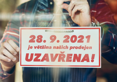 Omezený provoz prodejen 28.9.2021