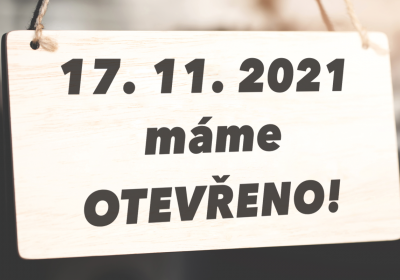 Většina prodejen má 17.11.2021 otevřeno