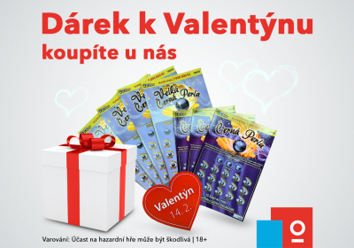 Máme pro Vás dobrý tip na dárek k Valentýnu