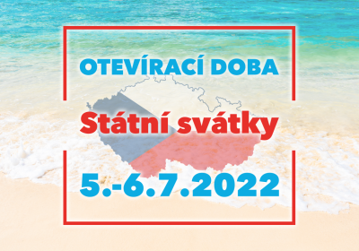 Změna provozní doby o státních svátcích