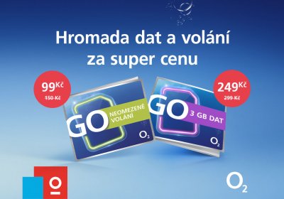 GO karty od O2 za výhodné ceny