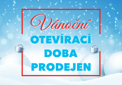 Sváteční otevírací doba prodejen TRAFICON